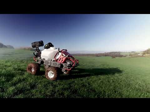 Autonomous Spray Robot at Work on a Shropshire Farm
