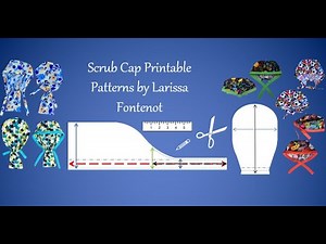 Scrub Cap Printable Patterns ‪@ScrubCapsFromLarissaFontenot‬