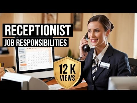 What Is Receptionist Job Responsibilities || How To Work Receptionists || Receptionist Job Interview