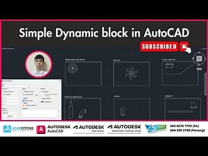 Simple Dynamic Blocks in AutoCAD