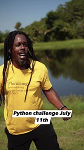 Florida python challenge #florida #python #floridian #omgitswicks | Omgitswicks
