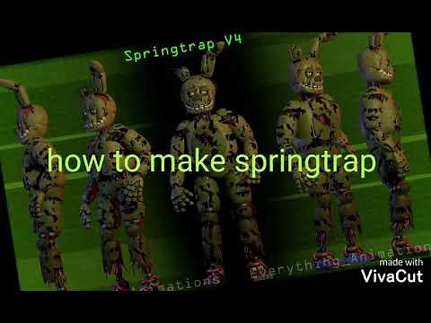 Springtrap cosplay tutorial (Five nights at freddy's)