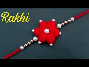 How To Make Rakhi//At Home//Rakhi Making// Useful & Easy