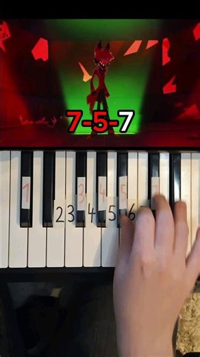 Alastors Breakdown Song Piano Tutorial #shorts