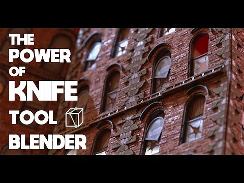 The Power of Knife Tool In Blender