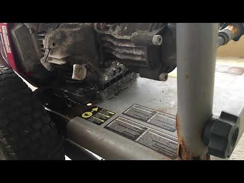 Pressure Washer Oil Change Honda GC190