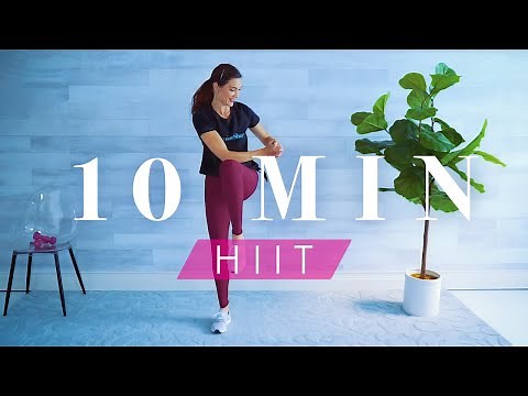10 Minute Low Impact HIIT Workout for Beginners & Seniors