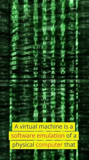 What is a virtual machine (VM)?