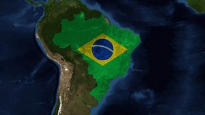 Zoom Earth Brazil Country Flag World Stock Footage Video (100% Royalty-free) 3574428635 | Shutterstock