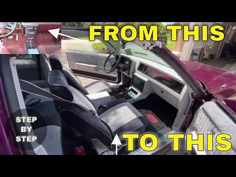 How to do a custom Monte Carlo SS G body auto interior and change the color