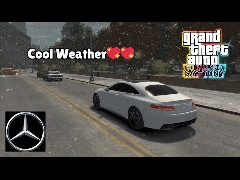Last GTA IV Video: Snow Mod + Luxury Mercedes-Benz