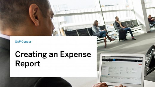 Creating an Expense Report in SAP Concur