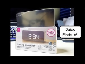 Daiso Finds #4 - Mirrored USB Clock