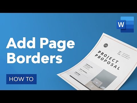 How to Add Page Borders in Word