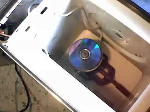Exploding a CD at extremely high speeds