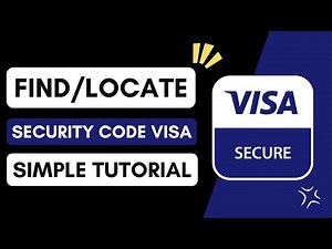 ✅ How To Find Security Code Visa