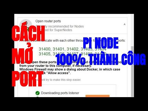 Hướng dẫn cách mở port chạy Node Pi network | Anh Kỹ Thuật