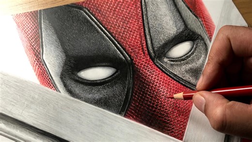 Deadpool Sketch: How to Draw Marvel Characters