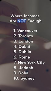 13K views · 13 reactions | A well-supported lifestyle fosters a sense of security and happiness, allowing you to live life on your own terms and invest in what truly matters to you. However, in some cities, even a decent income might not be enough to maintain this level of comfort. High living costs and steep expenses can stretch your budget thin, making it challenging to fully enjoy the lifestyle you aspire to.  | InterNations | Facebook