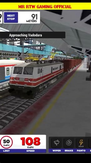 Indian train simulator | train simulator gameplay video | Boxer Train ki crossing #shorts