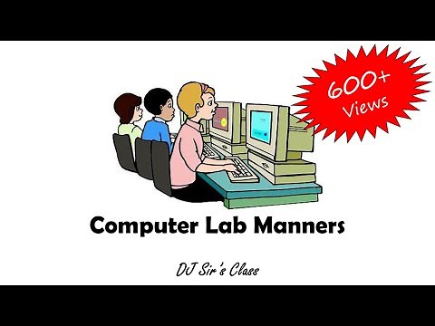 Computer Lab Manners | Rules & Regulations