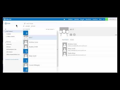 Introduction to the Microsoft 365 Address Book