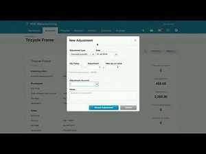 Xero Manufacturing - Method 2 Alternate Ending - Monthly Inventory Adjustment