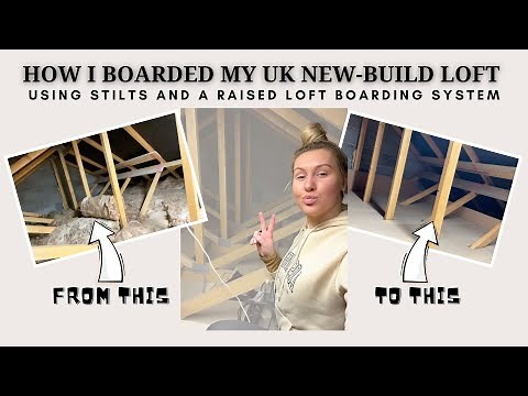 Loft Boarding in my UK New Build | Raised Loft Storage