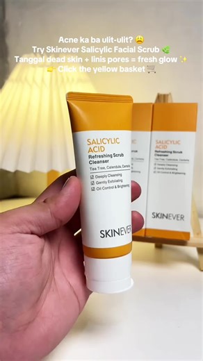 Salicylic Acid Acne Facial Scrub for Clear Skin