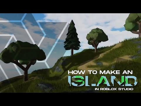 how to make an island // roblox studio