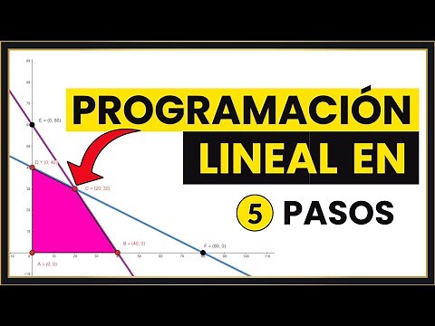 PROGRAMACIÓN LINEAL Desde CERO