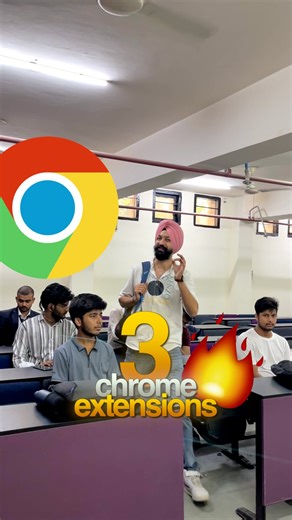 Raj | AI & Tech on Instagram: "College Day 🤩🤩 3 Chrome Extensions #chrome #googlechrome #chromeextension #ai #aitools"