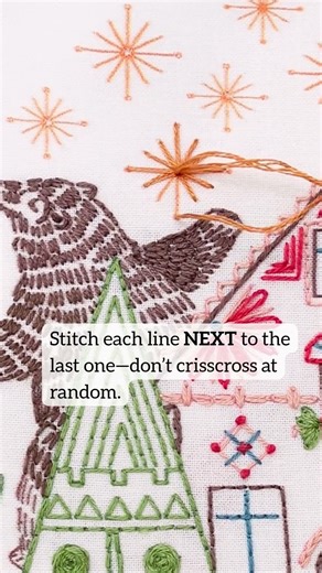 The secret to a perfect eyelet #embroidery #stitchtricks