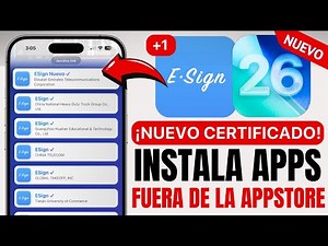 NEW CERTIFICATION! Install Apps OUTSIDE the APP STORE with ESIGN on ANY iOS Version