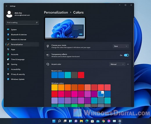 How to Turn On Dark Mode in Windows 11 for Everything
