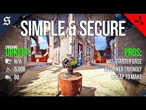 Simple & Cheap Solo/Duo Vault Base 🔥 - RUST BASE TUTORIAL #13