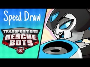 Speed Draw | Transformers RescueBots : Quickshadow Team Up!