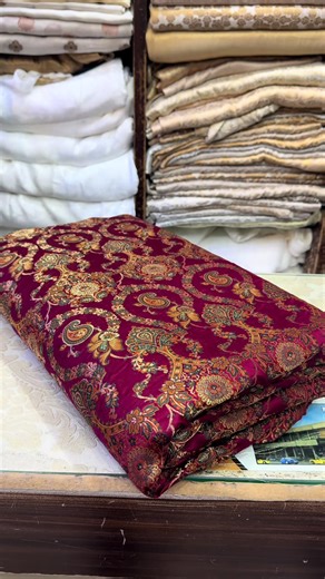 100% Pure Kimkhawab Jamawar Fabrics Available Now