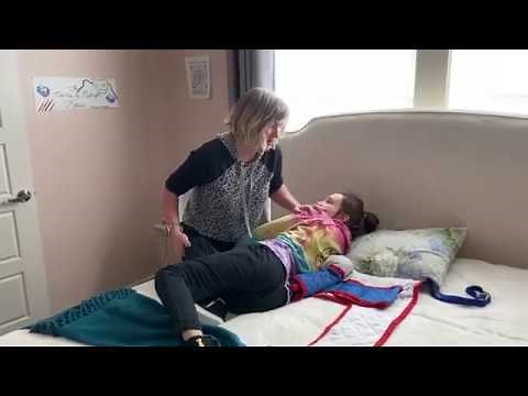 How to use a patient lift to transfer from wheelchair to bed