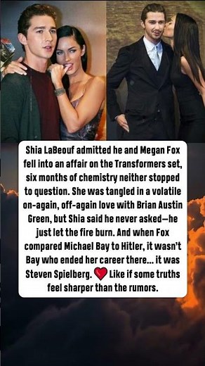 🎬 Shia LaBeouf & Megan Fox — The Affair No One Asked About #news #hollywood #Cinema #history