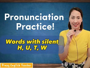 323K views · 10K reactions | Part 1: Words with silent H CORRECTION❗ ❌ stomache ✅stomach Part 2: Words with silent U Part 3: Words with silent T Part 4: Words with silent W #pronunciationpractice #esl #phonetics #pinayenglishteacher | Pinay English Teacher | Facebook
