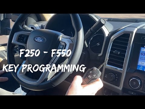 How To Program A Ford F250 - F550 Remote Key Fob DIY Add Tutorial F350 , F450 I 2018 , 2019 +up