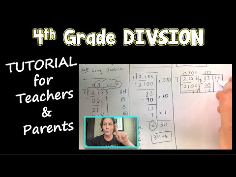 4th Grade Division - 3 WAYS to DIVIDE [For TEACHERS & PARENTS]