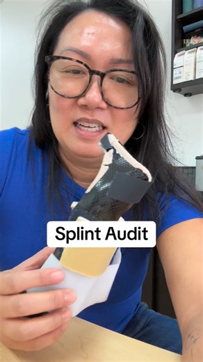 My Splint Audit is my simple process of looking at a splint that’s been made and asking a few questions that follow key principles of splinting. This is probably one of the most common mistakes I see with custom wrist support splints. Splint looks good but does it work for what it needs to do? Just depends on what your patient needs. This is what mentorship can look like…just a few tweaks to what you are currently doing and asking what else? Links in the bio for details on joint The Mentorship p