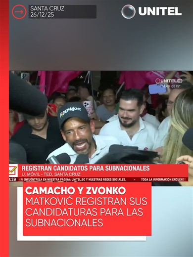 Luis Fernando Camacho busca reelección como gobernador