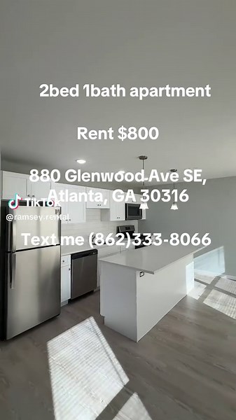 Affordable 2 Bed 1 Bath Apartment for Rent in Atlanta