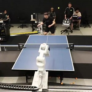 406K views · 480 reactions | Google's robot plays at human-level ping pong. What's next? Time for basic income! | UBI Works | Facebook