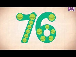 Learn Number 76 in English & Counting, Math by Endless Numbers Kids Video