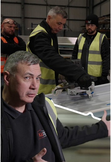 How to master Kalzip installation? Mike Pollitt explains how ⚒️ #Kalzip #Architecture #fyp #Innovation #roof #standingseam #roofer #facade #alu #love
