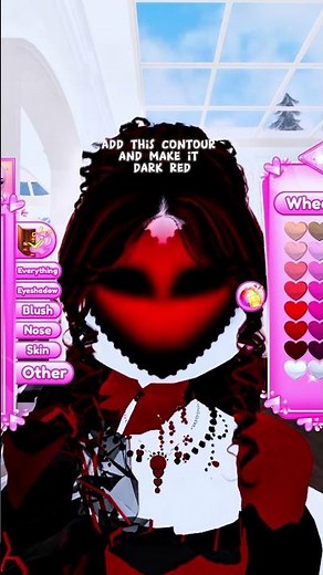 How to make this creepy face in dti || #roblox #shortsvideo #dti